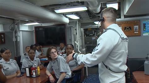 STEM students visit Port Everglades for USS Cole tour