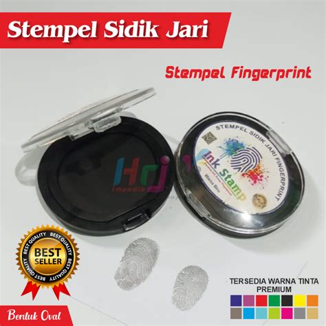 Stempel Sidik Jari - Hitam di SCREDIBLE - wintechmobiles.com