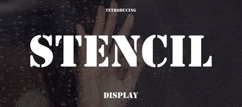 Stencil Fonts - Stencil Font Generator - muktibox.com