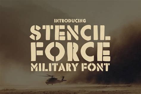 Stencil Force – Military & Army Font | HipFonts - muktibox.com