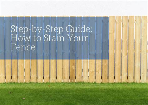 Step By Step: How to Properly Stain a Fence | Ready Seal - balustradellc