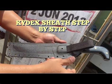 Step by Step Guide for Kydex Sheath Making - KnifeUp - balustradellc