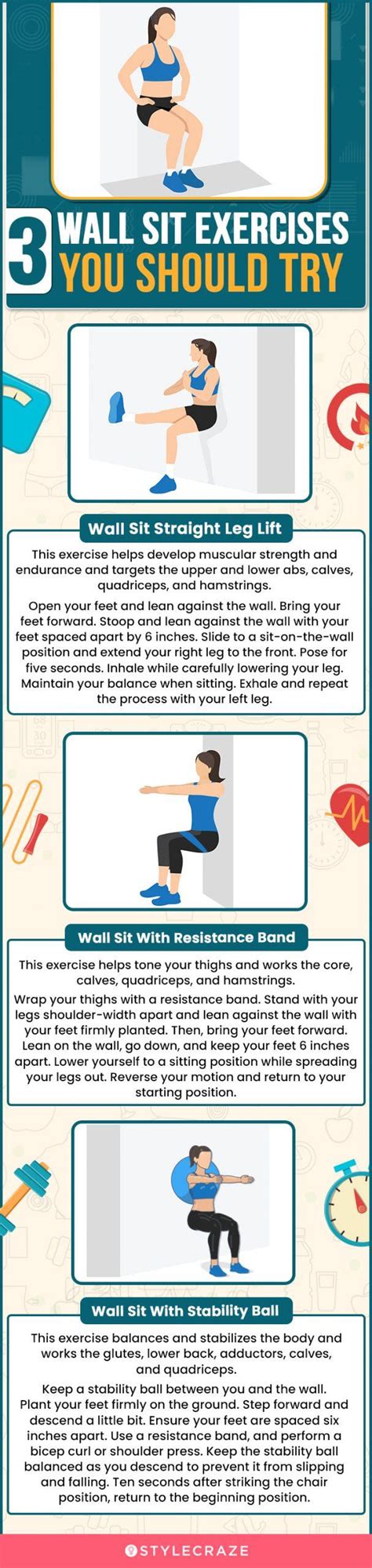 Step-by step guide to the wall sit exercise - Physitrack - balustradellc