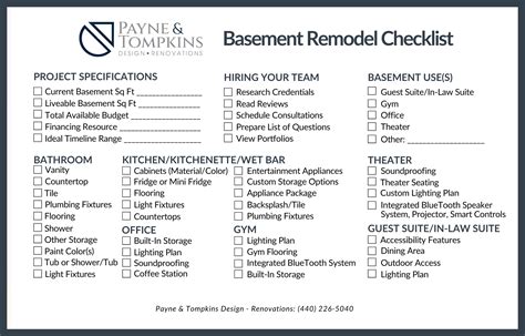 Step-by-Step: Basement Finish and Remodel Checklist - balustradellc