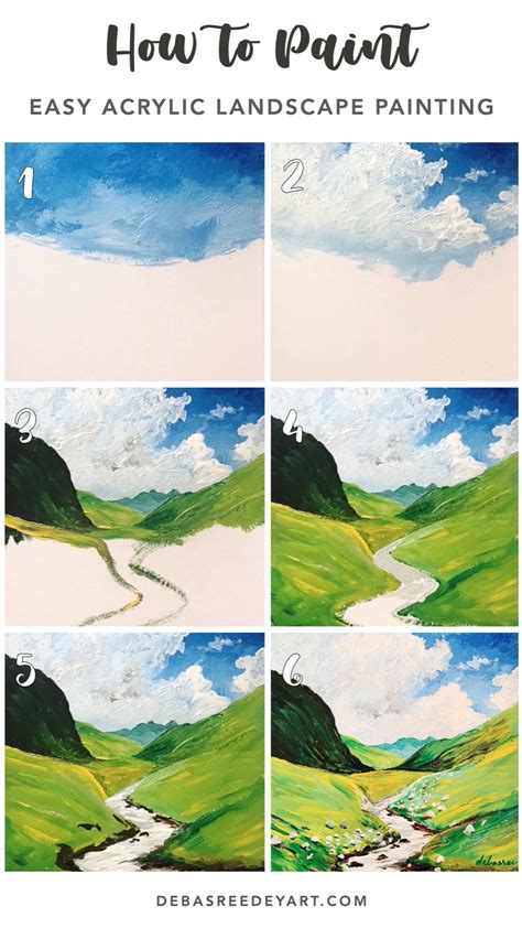 Step-by-Step Acrylic Landscape Painting Tutorial: Create a Stunning ... - muktibox.com