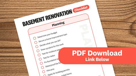 Step-by-Step Basement Renovation Checklist: What to Do Before, During ... - balustradellc