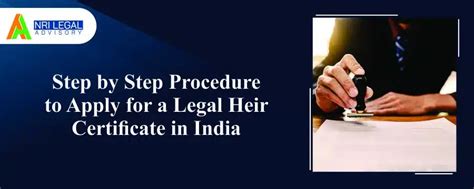 Step-by-Step Procedure to Apply for a Legal Heir Certificate in India - balustradellc