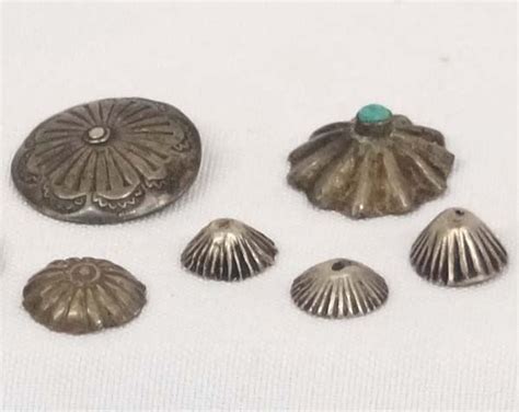 Sterling Concho Buttons - Etsy - balustradellc