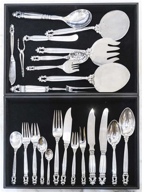 Sterling silver table settings and flatware | Georg Jensen - balustradellc