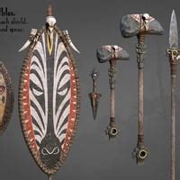 STF Tribal Weapons and Poses » Download Daz3D … - balustradellc