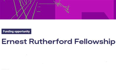 STFC Ernest Rutherford fellowships - Department of …