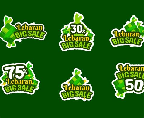 Sticker lebaran Vectors - Freepik - muktibox.com
