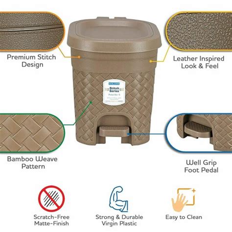 Stitch Pedal Waste Bin Modern Design Trash Can … - balustradellc