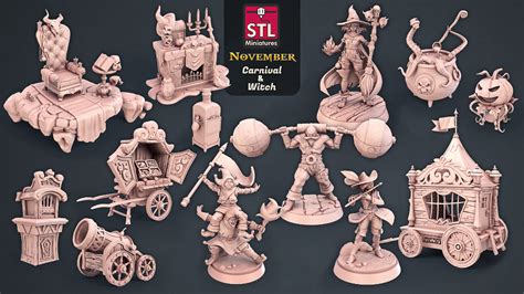 STL Miniatures Creating High Detailed 3D Printable Miniatures for your tabletop Patreon 3d