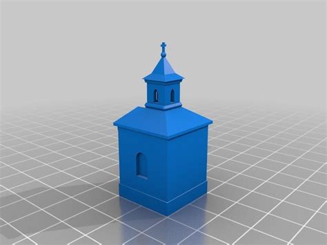 STL file MiniRailway Village Chapel (customizable)・3D printing …