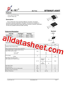 STMicroelectronics BTB06-600T - Datasheet PDF & Tech …