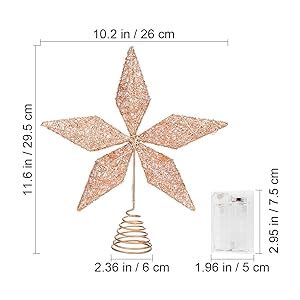 STOBOK Julgran Topper Iron Tree