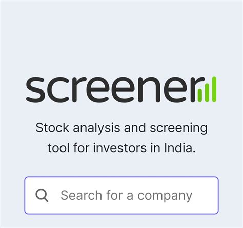 Stock Screener and fundamental analysis tool for Indian stocks - balustradellc