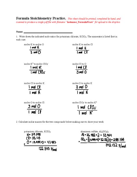 Stoichimetry Problems and Practice: Success in Chemistry - wintechmobiles.com