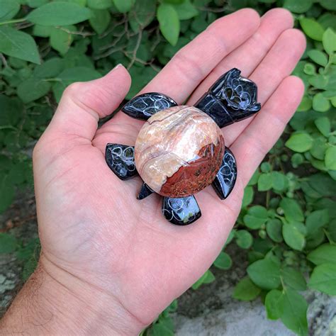 Stone Carved Turtle - Etsy - muktibox.com