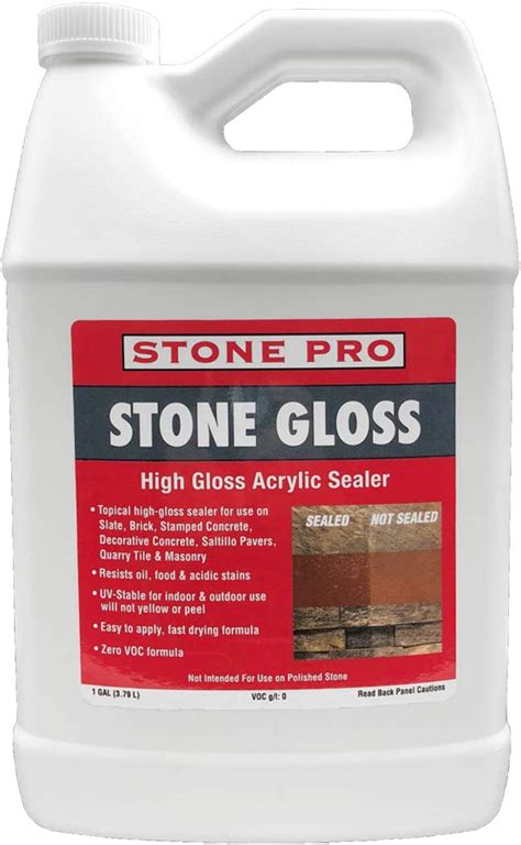 Stone Pro Stone Gloss - High Gloss Acrylic Sealer (1 … - muktibox.com