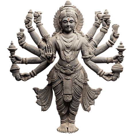 Stone Sculpture Hindu Goddess royalty-free images - balustradellc