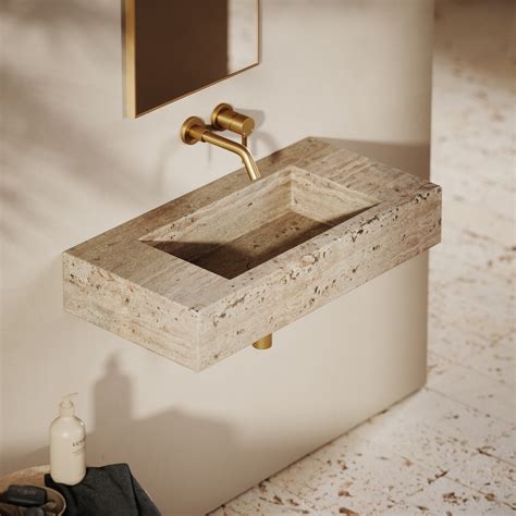 Stone Wall Mounted & Floating Bathroom Vanities You'll Love | Wayfair - balustradellc