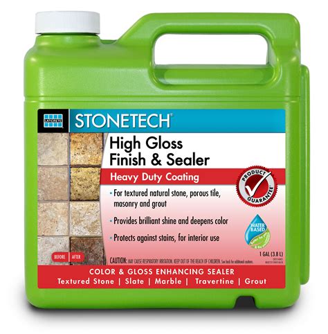 STONETECH High Gloss Finish & Sealer, 1 Quart/32OZ (946ML) Bottle - muktibox.com
