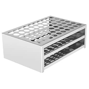 stonylab Test Tube Rack, 60-Hole Stainless Steel Test Tube Rack … - balustradellc