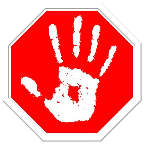 STOP HAND PNG