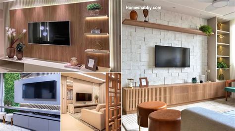 Stop renovasi mahal! Pakai rahasia backdrop TV aesthetic ini Dinding ... - balustradellc