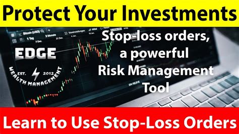 Stop-Loss Orders: Protect Your Investments From Losses - balustradellc