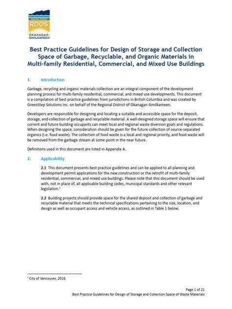 Storage Design Guidelines for Waste Management - raincitystudios.com