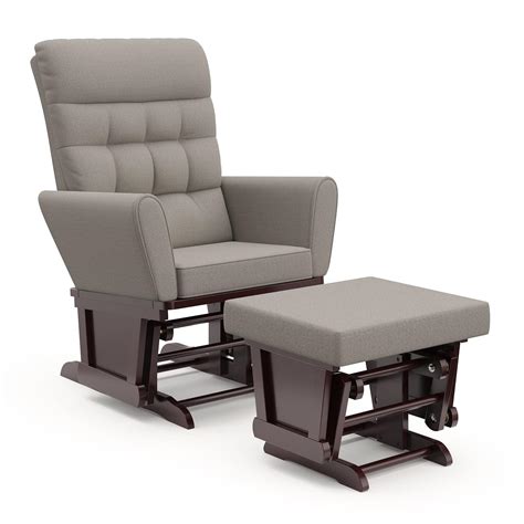 STORKCRAFT Harmony Premium Glider and Ottoman, Espresso