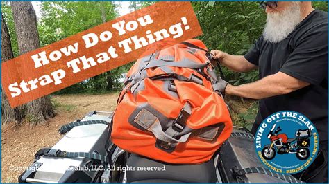 Strapping Down a Large Bag to Your Motorcycle - balustradellc