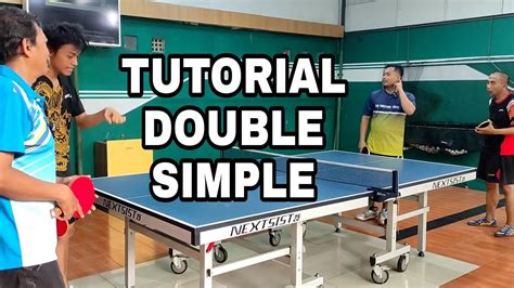 Strategi bermain double paling efektif tenis meja pemula - balustradellc