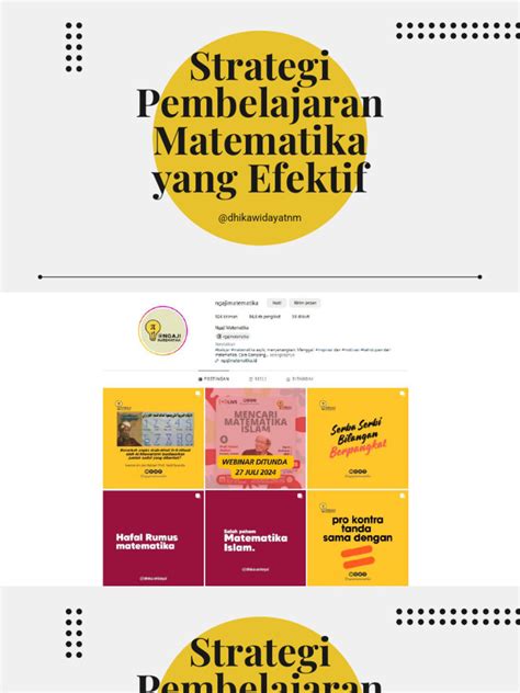 Strategi Pembelajaran Matematika Efektif | PDF - Scribd - wintechmobiles.com