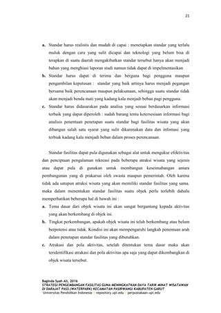 STRATEGI PENGEMBANGAN FASILITAS (AMENITIES) OBJEK … - raincitystudios.com