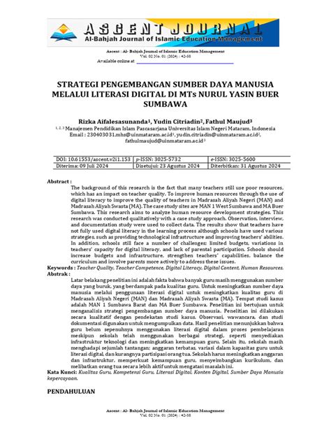Strategi Pengembangan Sumber Daya Manusia Melalui Analisis - balustradellc