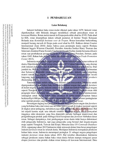 STRATEGI PENINGKATAN DAYA SAING INDUSTRI Furniture ROTAN … - balustradellc