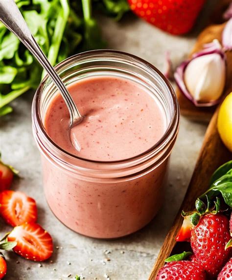 Strawberry Salad Dressing - Spend with Pennies - balustradellc