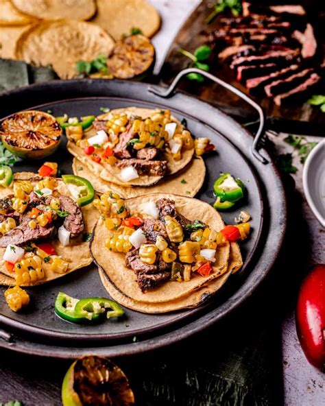 Street Taco Recipe with Marinated Skirt Steak - FeelGoodFoodie - balustradellc