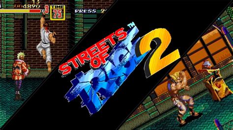 STREETS OF RAGE 2: Street Fighter Rom hack - Ryu Playthrough