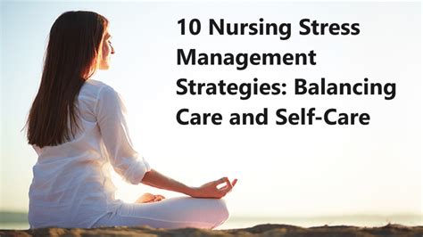 Stress management strategies for NP practice - PMC - balustradellc