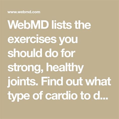 Strong Joints: Cardio, Stretching, and Avoiding Injury - balustradellc