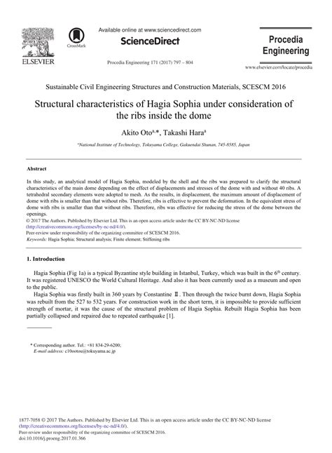 Structural Characteristics of Hagia Sophia under Consideration of the ... - wintechmobiles.com