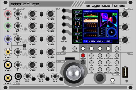 STRUCTURE Firmware 3.0 Updates Visual Generator Eurorack Module StrongMocha