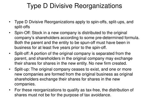 Structuring divisive reorganizations - The Tax Adviser - balustradellc