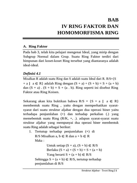 STRUKTUR ALJABAR: RING - PDF Free Download - ADOC.PUB - wintechmobiles.com