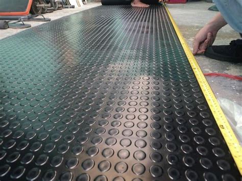 Studded Coin Rubber matting mat Floor Runner ANTI SLIP gym ute - balustradellc
